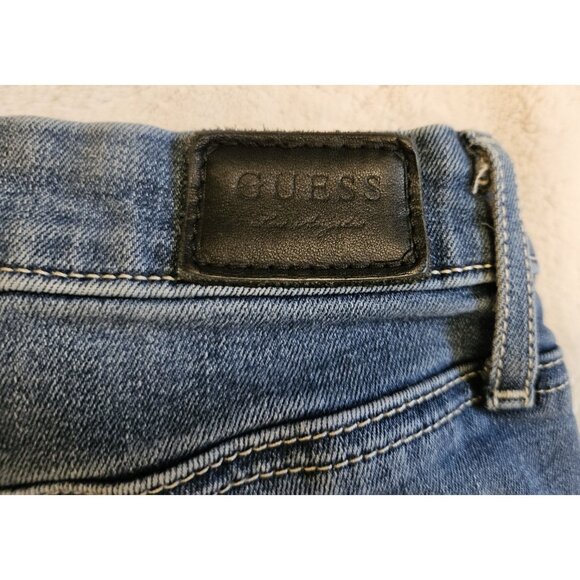 Guess Mid Rise Skinny Melanie Fit Jeans Blue Stretch Size 29 - Picture 10 of 13